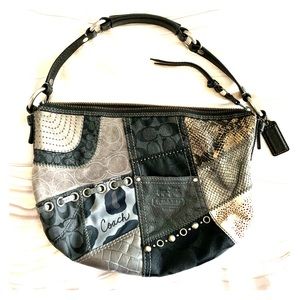 Vintage Patchwork Coach Bag